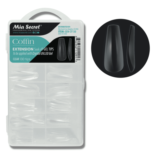 Tips De Gel Coffin Mia Secret 130und